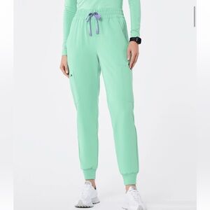Figs High Waisted Uman Relaxed Jogger Pants- Mariner